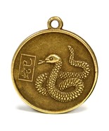 YEAR of the SNAKE GOOD LUCK CHARM 1&quot; Chinese Zodiac Horoscope Feng Shui ... - £5.58 GBP