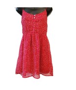ZARA TRF COLLECTION Women Dress Size Small Red White Polka Dots Spaghett... - $28.07 CAD