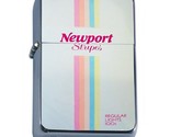 Oil Lighter 90&#39;s Stripes Image Cigarette Smoking Ad Vintage Newport AD - £11.86 GBP