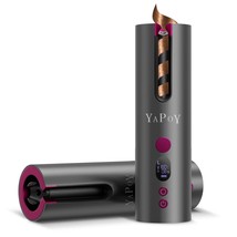 YAPOY Cordless Automatic Curling Iron Rechargeable Auto Curlers with 5 T... - £31.33 GBP