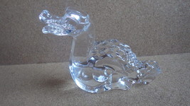 BACCARAT CRYSTAL FRANCE DRAGON FIGURINE PAPERWEIGHT  - $85.00