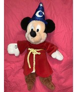 Walt Disney World Mickey Mouse Fantasia Wizard Plush 13&quot; Lowest $ Easter... - $5.96