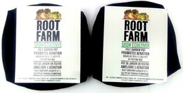 2 Root Farm Felt Garden Pot-Grow Bag Promotes Aeration For Fruits &amp; Vegetables  - £4.65 GBP