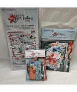 49 &amp; Market Art Options Alena 3 Pcs Laser Cuts Ephemera Bits Chipboard Set - $515.45 MXN