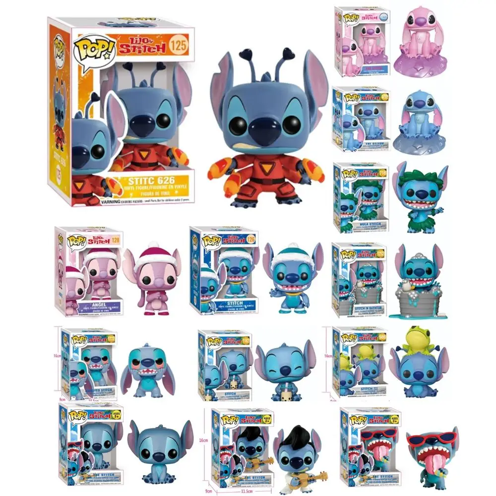 Hot Sales Funko Pop Stitch Anime Figure Toy Collectible Action Figuras Pvc Model - $13.14+