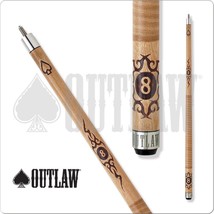 Outlaw OL08 Pool Cue Eight Ball and Tribal Style 19oz Free Shipping! - £161.86 GBP