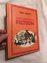 Walt Disney Great Moments In Fiction 1970 Hard Cover Great Shape! Richly Illust - £10.38 GBP