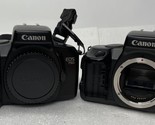 Canon EOS 750 LOT OF 2 SLR 35mm Film Camera Bodies Only -Made in Japan W... - $27.70