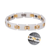 Vinterly Bracelets for Women Chain Gold-color AAA CZ Stone Bracelet Woman Health - £26.78 GBP