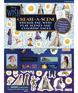 Disney Wish Create A Scene Sticker Book with 4 Play Scenes to Decorate, ... - $234.73 MXN