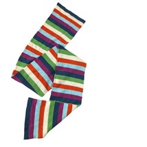 Merona Women&#39;s Striped Multicolor Knit Scarf Winter Outdoors One Size - £17.76 GBP