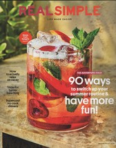 Real Simple Summer Vacation Beach Dinners Books Beauty Sangria July/Augu... - £15.28 GBP