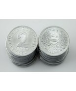 1954 Austria 2 Groschen Coin Lot (20 coins) All in Unc-BU Condition! KM#... - $39.68 CAD