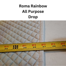Roma All Purpose Horse English Saddle Pad Rainbow Tie Dye USED image 5