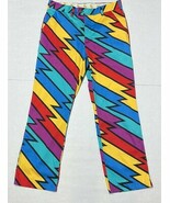 Loudmouth Men’s Golf Pants Size 34X30 Shagadelic Lightening Bolts Groovy... - $962.73 MXN