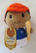 Hallmark Itty Bittys Olympics Dark Skinned Male Baseball Player Plush - £6.35 GBP