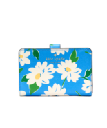 New Kate Spade Schuyler Charming Daisy Medium Bifold Wallet Tide Pool Multi - $95.47 CAD