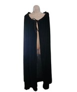 Adult Black Crushed velvet hooded cloak or cape Long 30&quot; - €16,94 EUR
