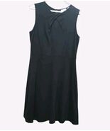 New York &amp; Company Black Sheath Midi Dress V-Neck Sleeveless - $32.00