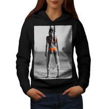 Beach Girl Bikini Sexy Sweatshirt Hoody Orange Bikini Women Hoodie - £17.53 GBP+