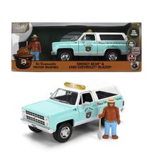 Jada Smokey Bear 1980 Chevy Blazer Die-Cast Car Toys  Smokey Bear Figur... - $40.21