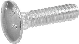 Hillman 239976 Carriage Bolt 3/16&quot; P X 1-1/2&quot; L Zinc-Plated Steel, 100-Pack - £11.35 GBP