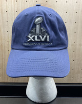 2012 Super Bowl Xlvi #46 Indianapolis Gray Ball Cap Nfl Giants & Patriots - $10.29