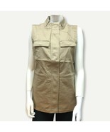 Liz Claiborne New York Four Pocket Safari Vest, Burlap, Regular 8 A262192 - $305.44 MXN