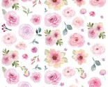 60 Pcs Flower Peel And Stick Wall Decals Watercolor Vinyl Peony Floral A... - $14.99