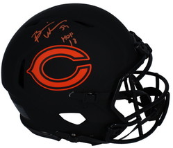 Brian Urlacher Autographed &quot;HOF 18&quot; Bears Eclipse Authentic Speed Helmet Beckett - £521.30 GBP