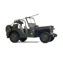Old Modern Handicrafts 1941 Willys MB Overland Green Metal Handmade, One Size, M - £42.45 GBP