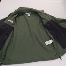Columbia XM6981 Men's Medium Green Full Zip Fleece Jacket Stand-Up Collar Pocket image 10