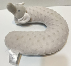 Petite L Amoui for Baby Plush Baby Elephant Neck Travel Pillow Gray - £9.33 GBP