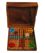 terrapin trading limted Ethical Thai Wooden Ludo Strategy Fun Traditiona... - £21.47 GBP