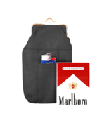 100% Genuine Leather Cigarette Case with Lighter Pocket, Black - €10,12 EUR