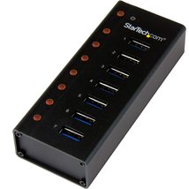 StarTech.com 7 Port USB 3.0 Hub (5 Gbps) - Metal Enclosure - Desktop or Wall Mou - £85.86 GBP
