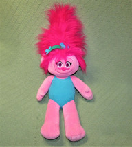 Build A Bear Trolls Princess Poppy Musical Singing Troll Pink Stuffed Animal 23&quot; - £7.42 GBP