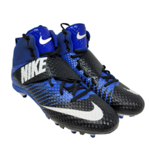 Nike Lunar Beast Pro TD Men&#39;s Size 11 Blue/Black Football Cleats 833421-014 - £39.24 GBP