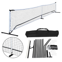 22Ft Pickleball Tennis Net For Outdoor Nylon Sports W/Carry Bag Metal Po... - £67.23 GBP