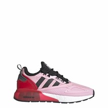 adidas Men&#39;s Ninja ZX 2K Boost Shoes FZ0454 Pink/Core Black/Scarlet Size 10M - £104.10 GBP