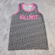 Under Control Shirt Women 1X Gray Pink Casual Outdoors Athletic Tank Kil... - $22.75