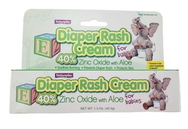 Natureplex Diaper Rash Cream for babies with Aloe 40% Zinc Oxide cream 1... - $3.49