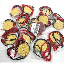 Feng Shui Red String Bracelet with Medals 14Pk Powerful - £23.16 GBP