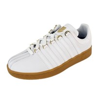 K-Swiss Classic VN 03343-152 Men Shoes Sneakers Leather Athletic White Size 8 - £50.35 GBP