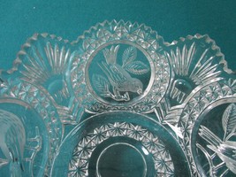 Round Bowl Crystal Cut The Byrdes Collection By Hofbauer Germany 4 X 8 1/2 - £97.21 GBP