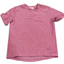Hanna Andersson Pink Athletic T-Shirt US 10 Heathered Quick-Dry Fabric - $9.60