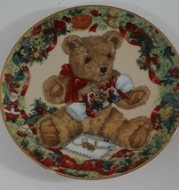 Teddy&#39;s First Christmas Franklin Mint Collector Plate - £3.87 GBP
