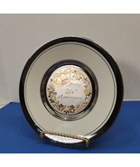 Dynasty Gallery Art Of Chokin Silver Edge Japan Happy 25th Anniversary P... - £14.60 GBP
