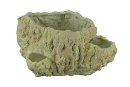 Zeckos Off-White Fossilized Coral Decorative Coastal Decor Vase - £29.54 GBP
