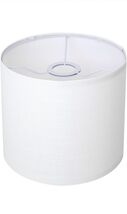 Drum Lamp Shade 8.66”x7.87”x8.66” Medium Round Lampshade (Light Linen) - €8,43 EUR
